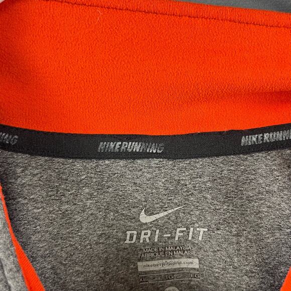 Nike Element Dry Fit Running Jacket Men's XL Thin Aerated Quarter Zip Pullover - Picture 13 of 15